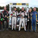 Das Podium der ADAC Ostsee Rallye 2015